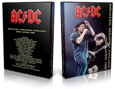 Artwork Cover of ACDC 1996-04-23 DVD Helsinki Audience
