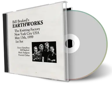 Artwork Cover of Bill Brufords Earthworks 1999-05-13 CD New York City Audience