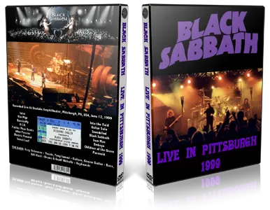 Artwork Cover of Black Sabbath 1999-06-12 DVD Pittsburgh Audience