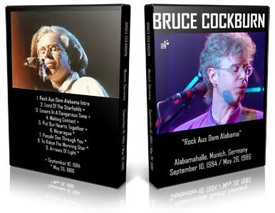 Artwork Cover of Bruce Cockburn 1984-09-10 DVD Munich Proshot