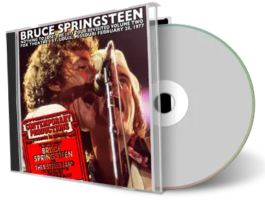 Artwork Cover of Bruce Springsteen 1977-02-28 CD St Louis Soundboard