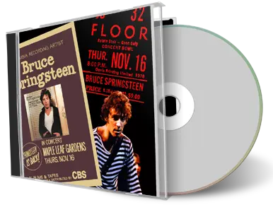 Artwork Cover of Bruce Springsteen 1978-11-16 CD Toronto Audience