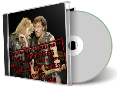 Artwork Cover of Bruce Springsteen 1988-02-29 CD Worcester Audience