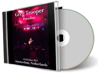 Artwork Cover of Greg Trooper 2013-10-15 CD Amsterdam Audience