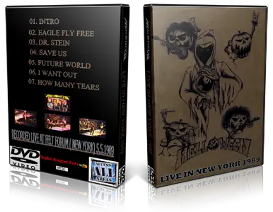Artwork Cover of Helloween 1989-05-06 DVD New York City Audience