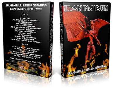 Artwork Cover of Iron Maiden 1999-09-20 DVD Essen Audience