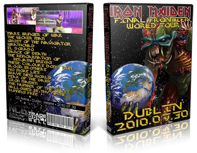Artwork Cover of Iron Maiden 2010-07-30 DVD Dublin Audience