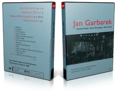 Artwork Cover of Jan Garbarek 2006-03-22 DVD Burghausen Proshot