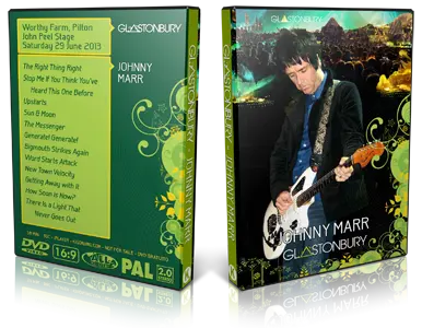 Artwork Cover of Johnny Marr 2013-06-29 DVD Glastonbury Festival Proshot