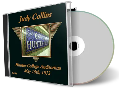 Artwork Cover of Judy Collins 1972-05-15 CD New York City Soundboard