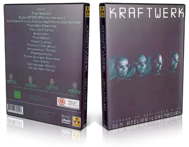 Artwork Cover of Kraftwerk 2002-09-29 DVD Luxembourg Audience