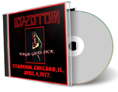 Artwork Cover of Led Zeppelin 1977-04-09 CD Chicago Audience
