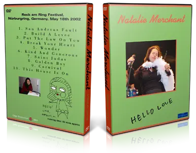 Artwork Cover of Natalie Merchant 2002-05-18 DVD Lodz Proshot