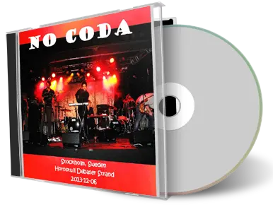 Artwork Cover of No Coda 2013-12-06 CD Stockholm Audience