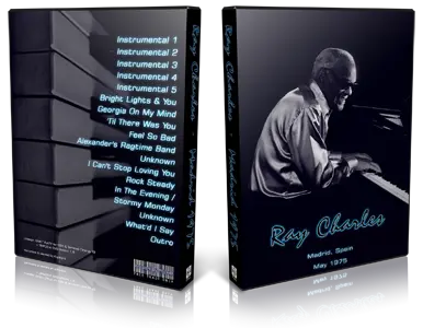 Artwork Cover of Ray Charles 1975-05-01 DVD Madrid Proshot