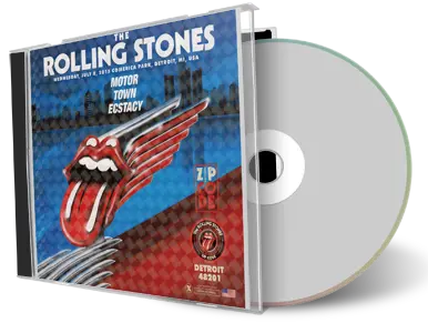 Artwork Cover of Rolling Stones 2015-07-08 CD Detroit Soundboard