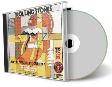 Artwork Cover of Rolling Stones 2015-07-11 CD Orchard Park Soundboard