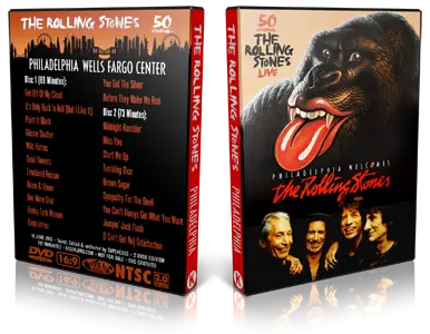 Artwork Cover of Rolling Stones 2013-06-18 DVD Philadelphia Audience