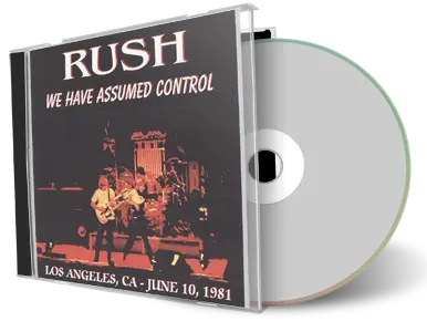 Artwork Cover of Rush 1981-06-10 CD Los Angeles Audience