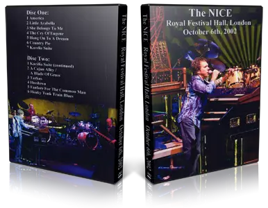 Artwork Cover of The Nice 2002-10-06 DVD London Audience