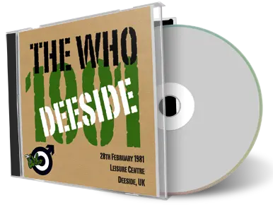 Artwork Cover of The Who 1981-02-28 CD Deeside Audience
