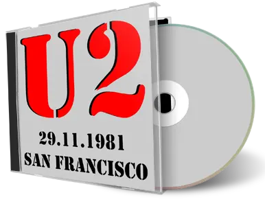Artwork Cover of U2 1981-11-29 CD San Francisco Audience