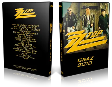 Artwork Cover of ZZ Top 2010-10-14 DVD Graz Audience