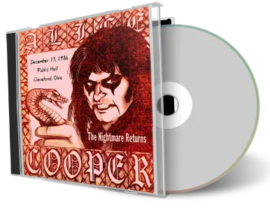 Artwork Cover of Alice Cooper 1986-12-13 CD Cleveland Audience