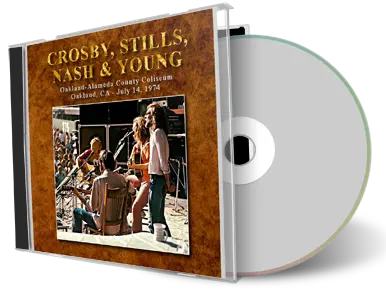 Artwork Cover of Csny 1974-07-14 CD Oakland Audience