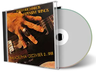 Artwork Cover of Keith Richards 1988-12-02 CD Philadelphia Audience