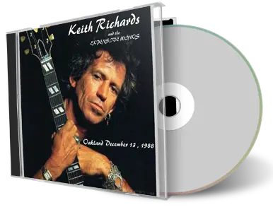 Artwork Cover of Keith Richards 1988-12-13 CD Oakland Audience