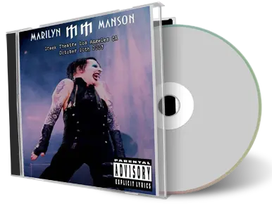 Artwork Cover of Marilyn Manson 2003-10-10 CD Los Angeles Audience
