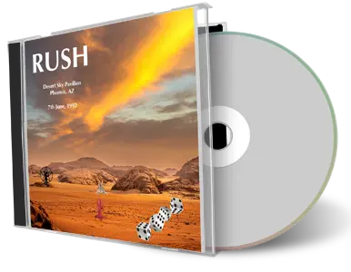Artwork Cover of Rush 1992-06-07 CD Phoenix Audience