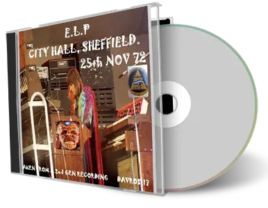 Artwork Cover of Elp 1972-11-25 CD Sheffield Audience