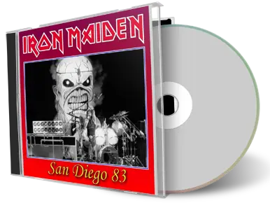 Artwork Cover of Iron Maiden 1983-07-08 CD San Diego Audience