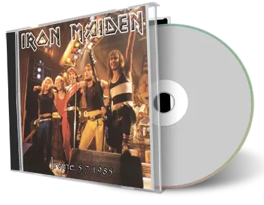 Artwork Cover of Iron Maiden 1985-07-05 CD Irvine Audience