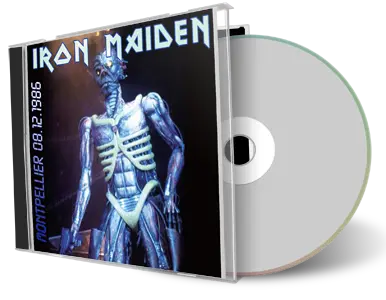 Artwork Cover of Iron Maiden 1986-12-08 CD Montpellier Audience