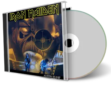 Artwork Cover of Iron Maiden 1987-01-23 CD Austin Audience