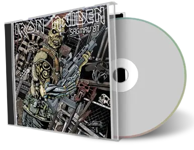 Artwork Cover of Iron Maiden 1987-03-17 CD Saginaw Audience