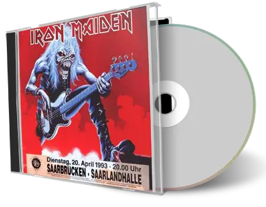Artwork Cover of Iron Maiden 1993-04-20 CD Saarbruecken Audience