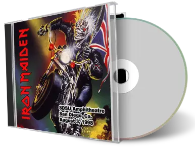 Artwork Cover of Iron Maiden 1998-08-03 CD San Diego Audience
