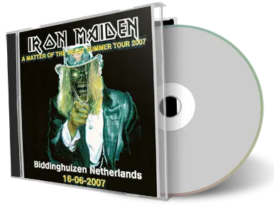 Artwork Cover of Iron Maiden 2007-06-16 CD Biddinghuizen Audience