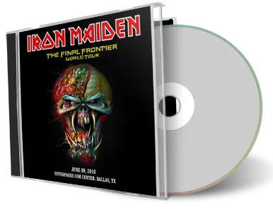 Artwork Cover of Iron Maiden 2010-06-09 CD Dallas Audience
