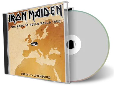 Artwork Cover of Iron Maiden 2016-08-02 CD Luxembourg Audience