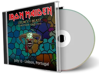 Artwork Cover of Iron Maiden 2018-07-13 CD Lisbon Soundboard