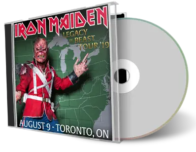 Artwork Cover of Iron Maiden 2019-08-09 CD Toronto Audience