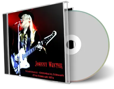 Artwork Cover of Johnny Winter 1974-02-17 CD Offenbach Audience