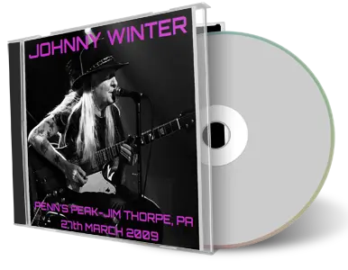 Artwork Cover of Johnny Winter 2009-03-27 CD Jim Thorpe Audience