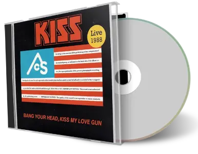 Artwork Cover of Kiss 1988-08-12 CD Bang Your Head My Love Gun Audience