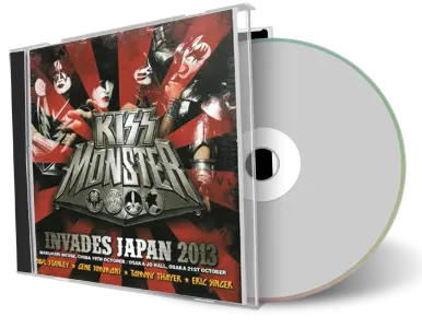 Artwork Cover of Kiss Compilation CD Invades Japan 2013 Audience